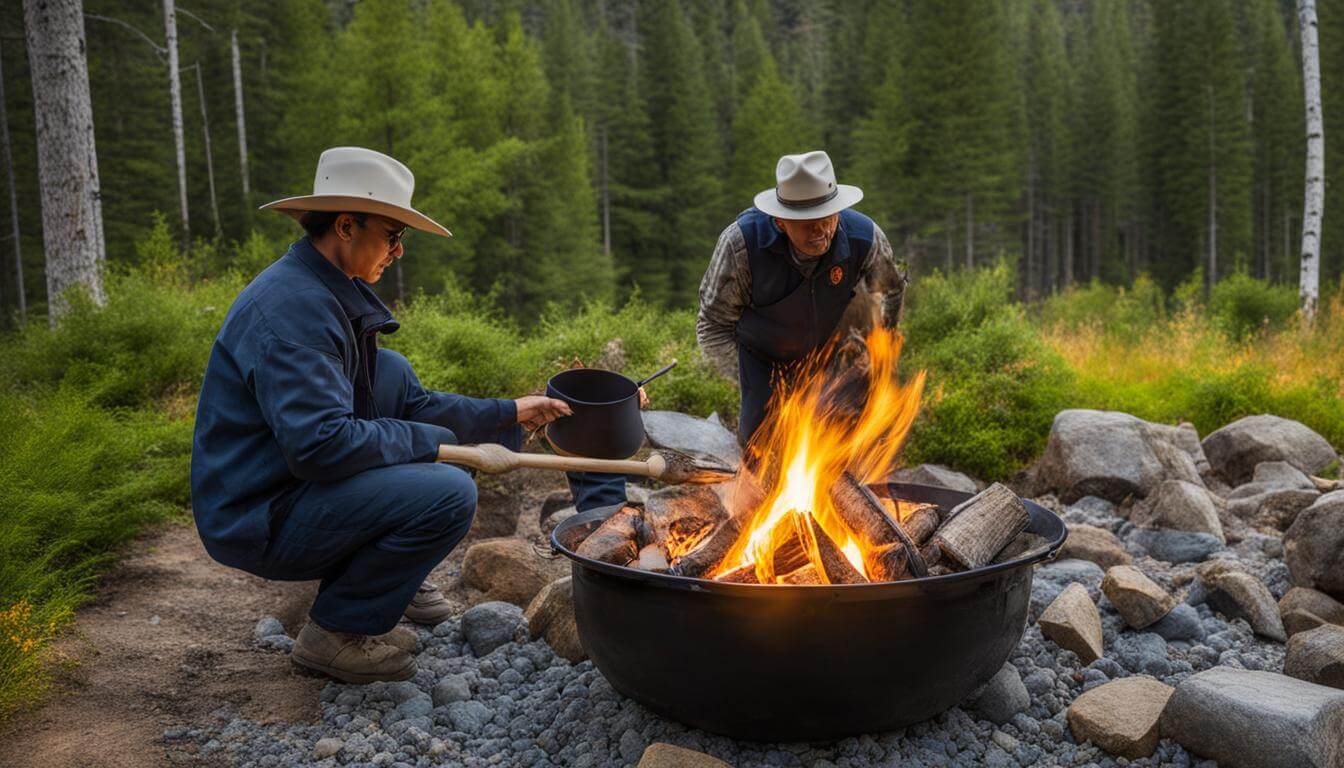 maintaining a safe campfire